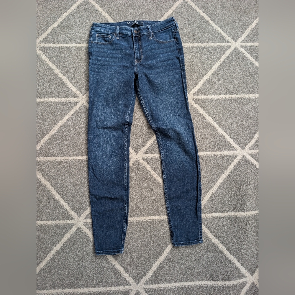 Hollister High Rise Super Skinny‎ Stretch Jeans Women's Size 29 Long